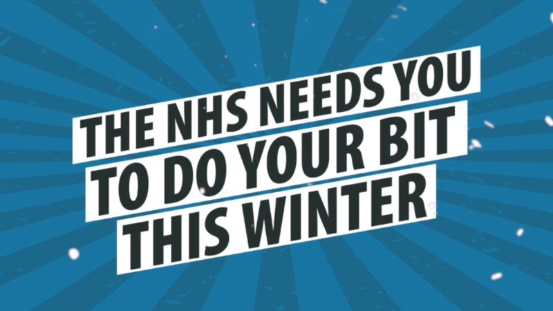 The NHS needs you to do your bit this winter