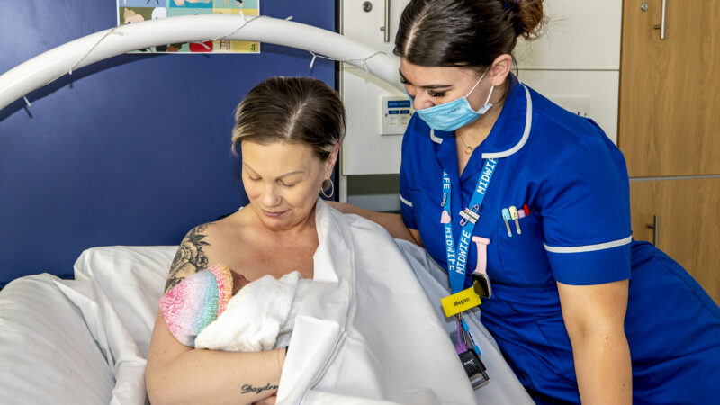Mum breastfeeding