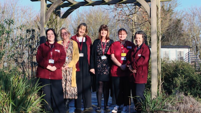 Kate Tighe, North Locality Care Team Manager and some of her team who will be caring for patients in the Colne Valley