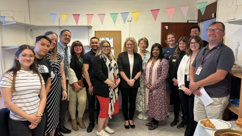 IMG_3540 Laindon Launch - Staff, residents and partners with Councillor McKinlay
