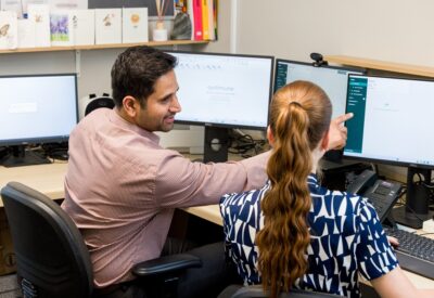 Medical professionals triaging patient online submissions