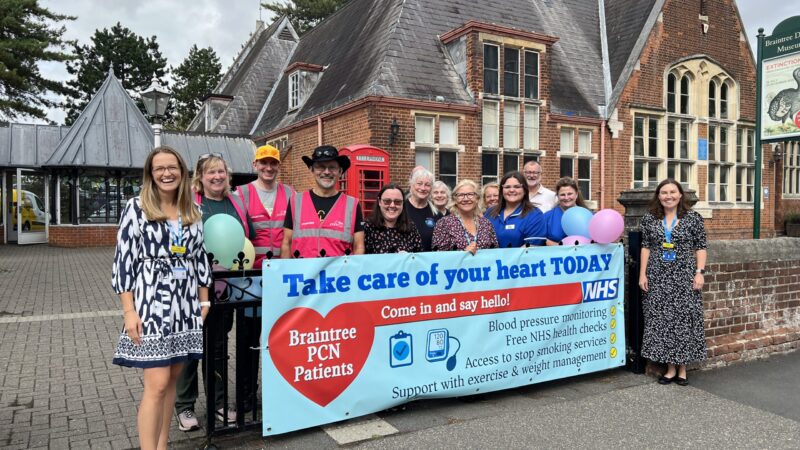 Representatives from Braintree PCN and community partners who supported the event