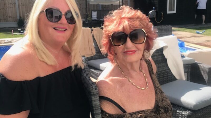 Julie and mum Victoria