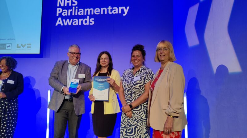 L-R Kevin Garrod, Cheryl Perry, Patti Travella, Julie Parker (1)