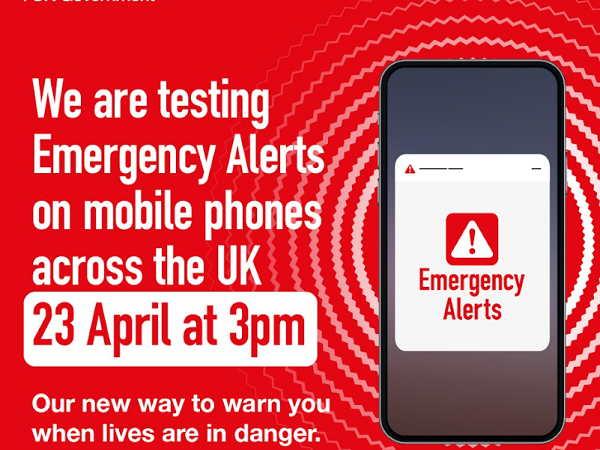 UK government Emergency Alerts campaign image